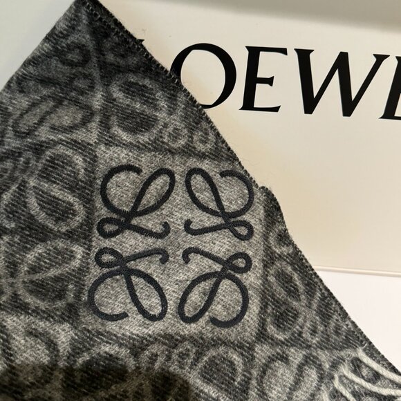 ✨💖Loewe logo winter scarf - Picture 3 of 5